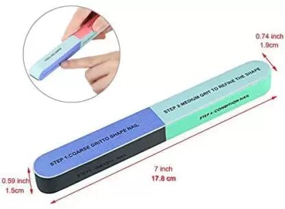 Elecsera Elecsera Sided Premium Nail BufferShinerFiler for Manicure - Image 2