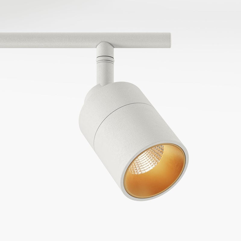VidaLite Shura White 2-Light Track Light with Adjustable Heads, Integrated LED Bulbs, 15 in. Track Lighting Kit Ceiling Light, 3000k, 1120 Lumens - Image 4