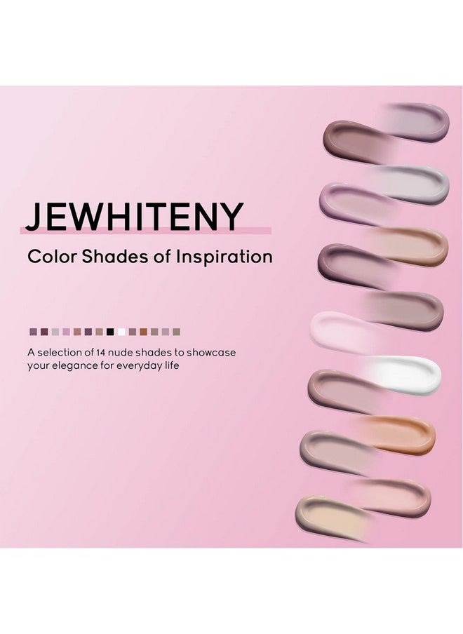JEWHITENY - JEWHITENY Poly Extension Gel Nail Kit 14 PCS Poly Gel With Mini Nail Lamp Poly Nail Gel Kit with Slip Solution Basic Poly Gel Nail Art Tools Nail Art Design Beginner Kit - Image 1