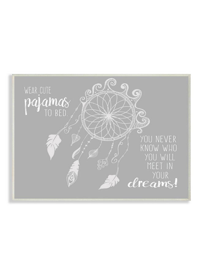 ستوبيل إنداستريز Stupell ديكور المنزل يرتدي بيجامة لطيفة... لوحة فنية جدارية في أحلامك، 10 × 0.5 × 15، صُنعت بفخر في الولايات المتحدة الأمريكية - Image 1