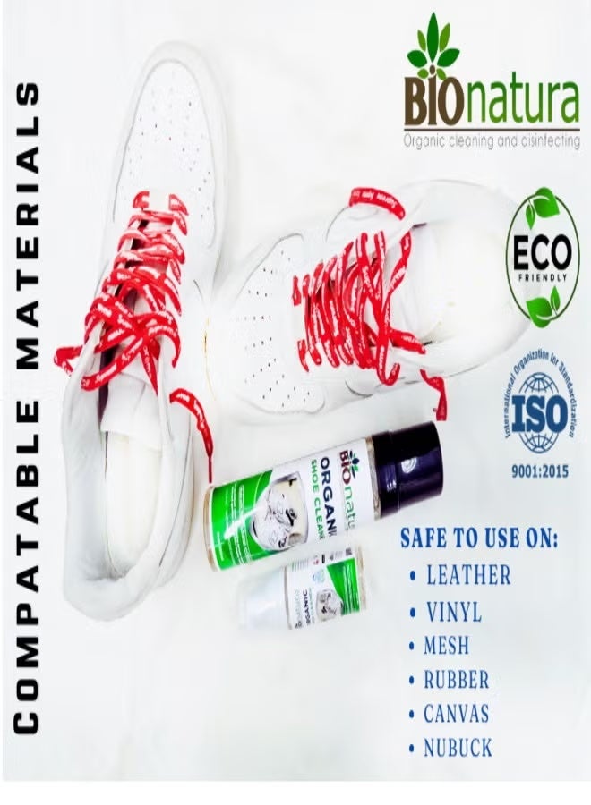 بيوناتورا منظف ​​الأحذية العضوي - 250 مل؛ محلول رغوي طبيعي وقابل للتحلل الحيوي وغير سام وصديق للبيئة - Image 4