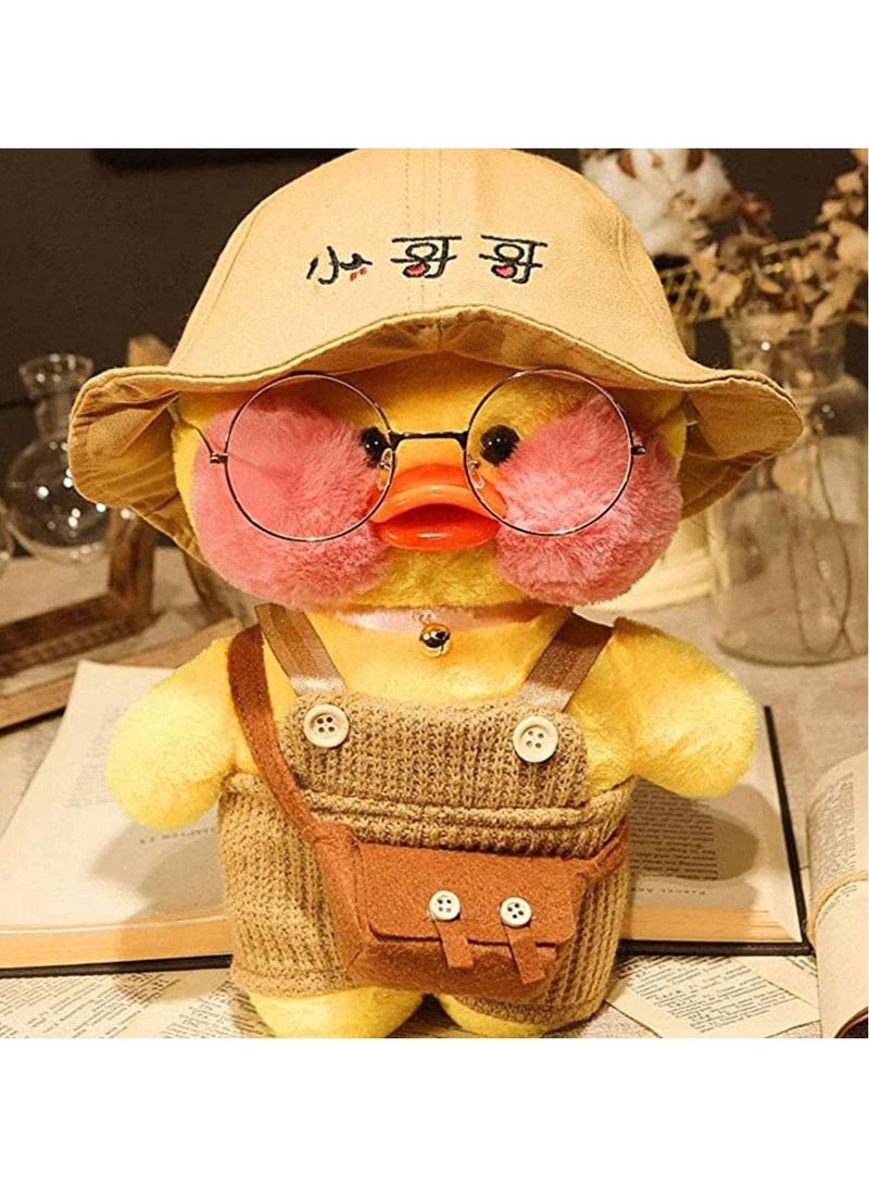 SYOSI Duck Stuffed Animal Toy Soft Plush Toy for Kids Girls Hugglable Plush Stuffed Toy with Cute Hat and Costume Best Gifts for Birthday 12in 30cm  - Image 1