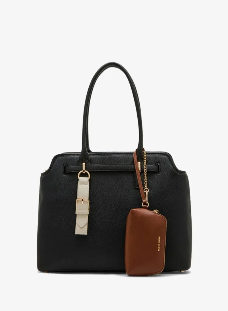 Anne Klein Textured Tote Bag With Coin Pouch