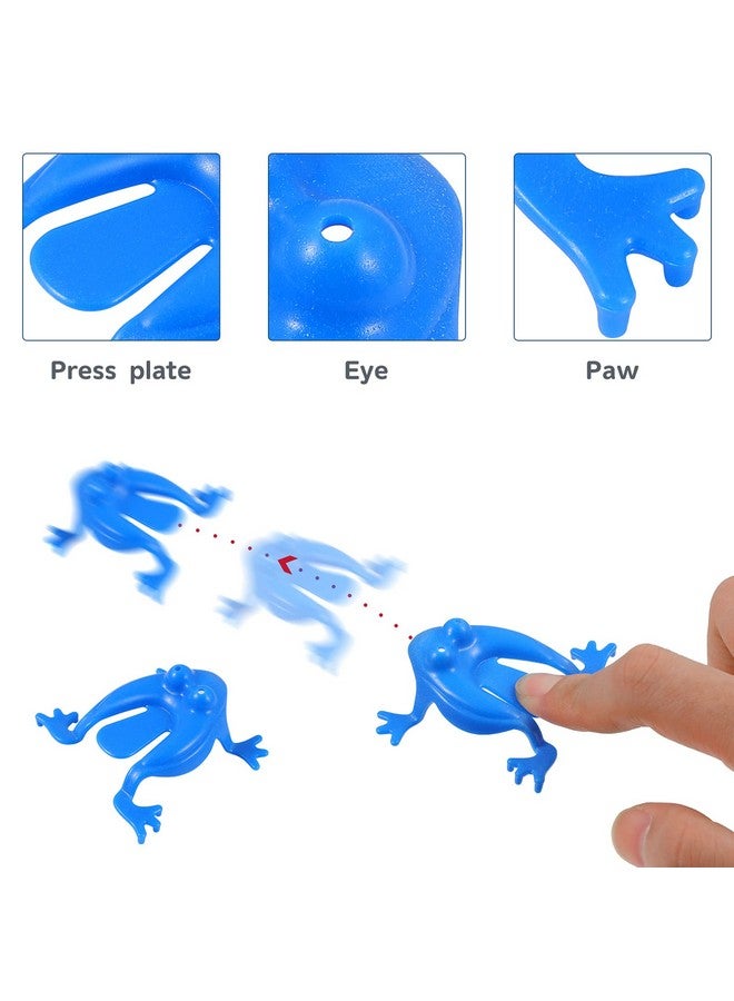 Toddmomy Plastic Frogs Toy Frog 24Pcs Plastic Jumpy Frogs Bouncing Frog Toy Frog Jumping Toy Finger Pressing Frog Jumper Toy For Kids Party Favors Games Plastic Frogs Rubber Frogs - Image 3