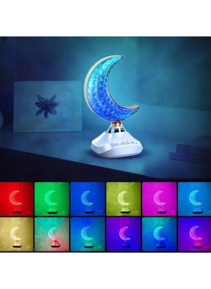 MOCOM - SQ-830 Moon Quranic Speaker with Modern Design and Versatile Features 16 Renowned Reciters, Quick Selection of Surahs Mobile App and Remote Control - Image 1