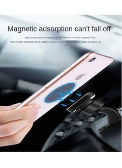 GO-DES حامل هاتف السيارة المغناطيسي GO-Des GD-HD635 2in1 - لوحة قيادة قابلة للتعديل 360 درجة وحامل فتحة تهوية، عالمي مع جميع الأجهزة (النوع C)  - Image 4