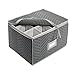 Richards Homewares Richards Homewares Micro Fiber Deluxe Twelve Section Stemware Chest-Grey (7093)  - Image 2