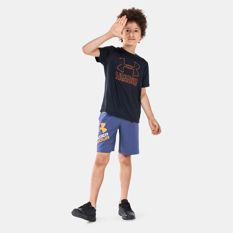UNDER ARMOUR Kids' UA Prototype 2.0 Logo Shorts