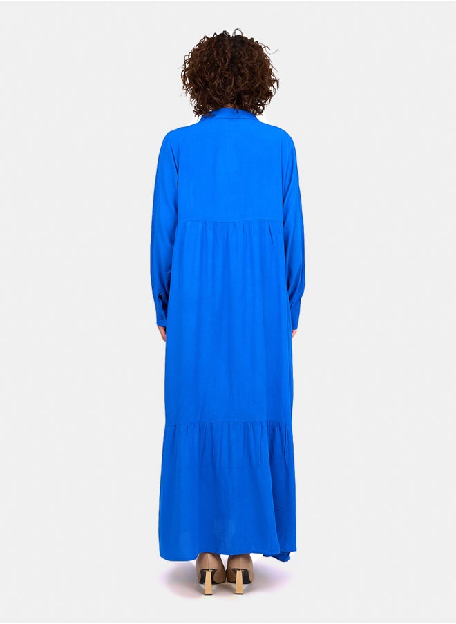 Clue Buttoned Cuffs Dress  - Image 3