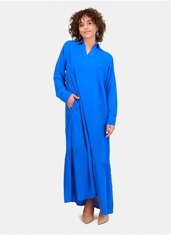 Clue Buttoned Cuffs Dress  - Image 5