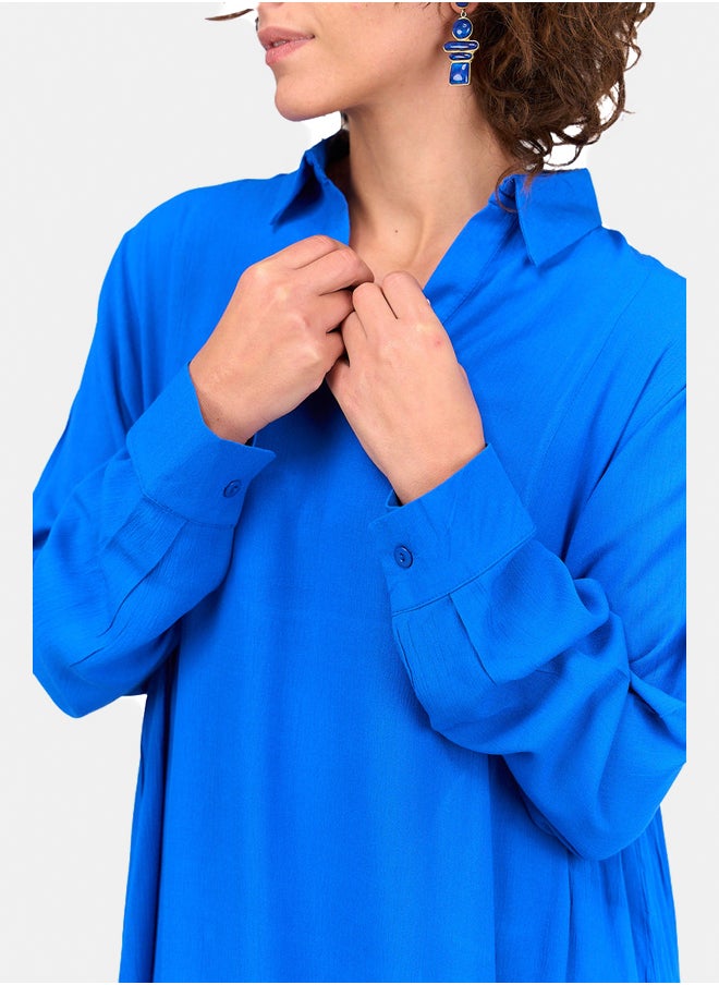 Clue Buttoned Cuffs Dress  - Image 4