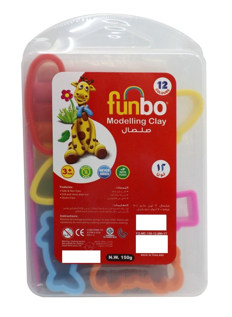 Modelling Clay and Mould Set Multicolour