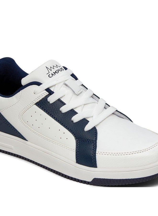 كامبس حذاء رياضي للرجال من Campus OG-17 باللون الأبيض/البحري - 9UK/India OG-17 - Image 4