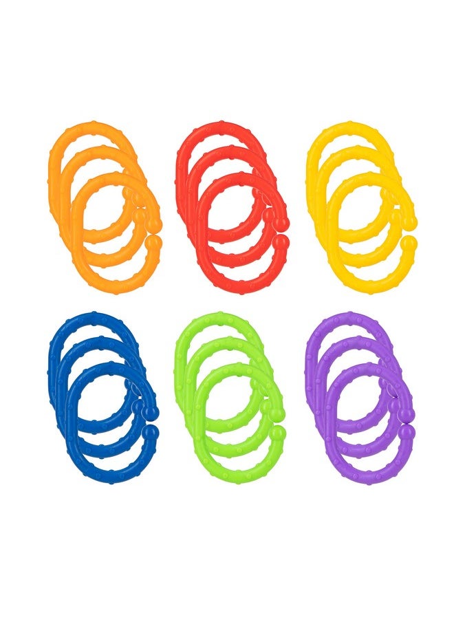 Nuby Nuby Linkables Car Seat Toy and Baby Stroller Accessories - 18-Count  - Image 1