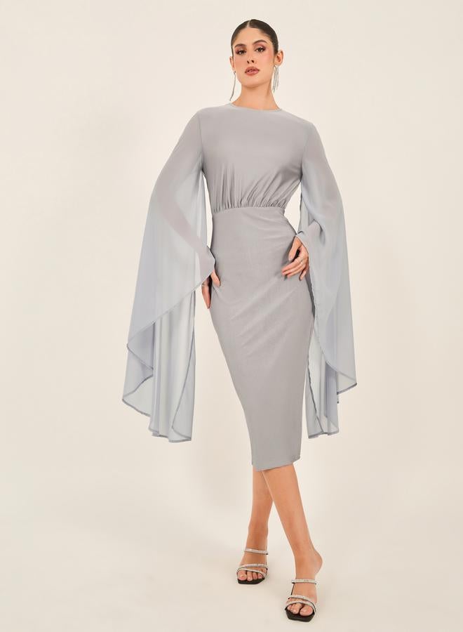 Styli Sleeve Detail Dress - Image 1