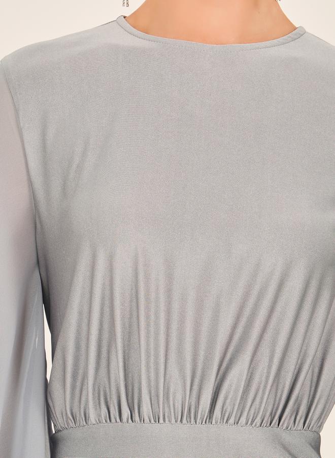 Styli Sleeve Detail Dress - Image 4