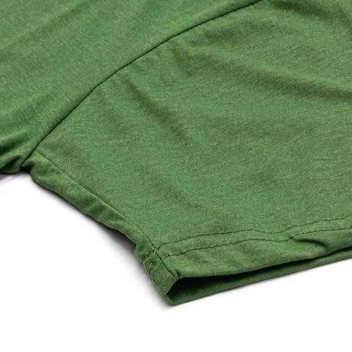 Tee Luv Men's Lucky Charms Shirt - Vintage Lucky The Leprechaun Logo T-Shirt, Kelly Green Heather, XL - Image 5
