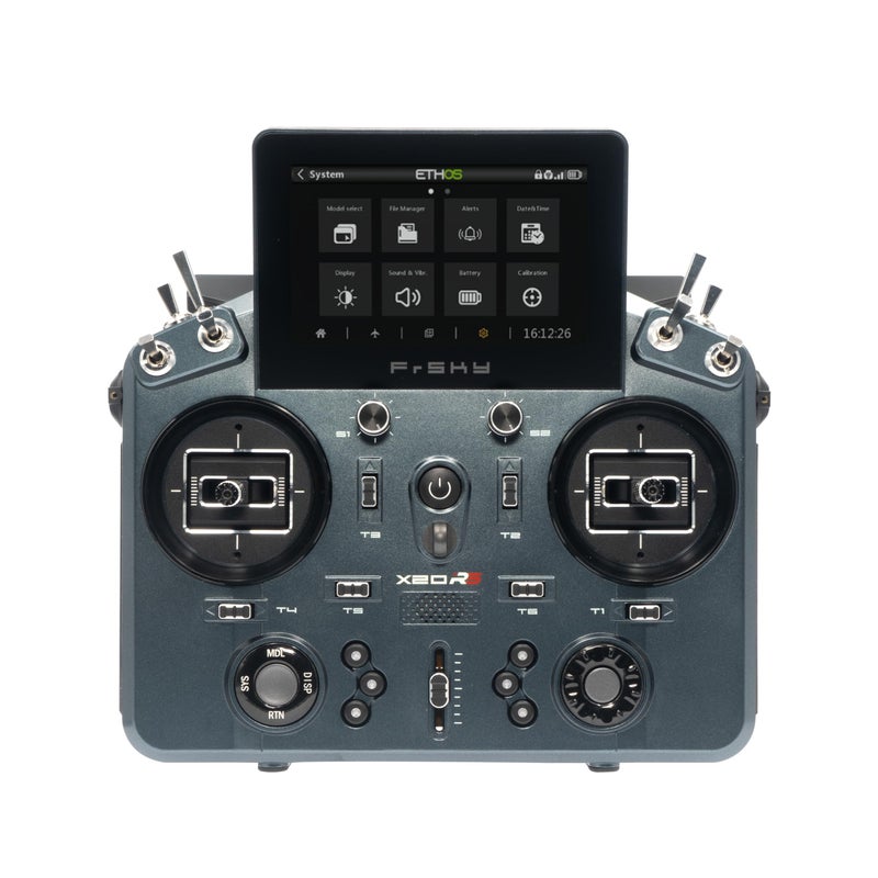 FrSky Tandem X20RS Transmitter DualBand TDISRM RS Module TW R9 Redundant RF Link CNC MC20R Hall Gimbals 8GB Storage 800480 Touchscreen TTS Audio LoRa Antenna Ports ETHOS System Blackish Green - Image 3
