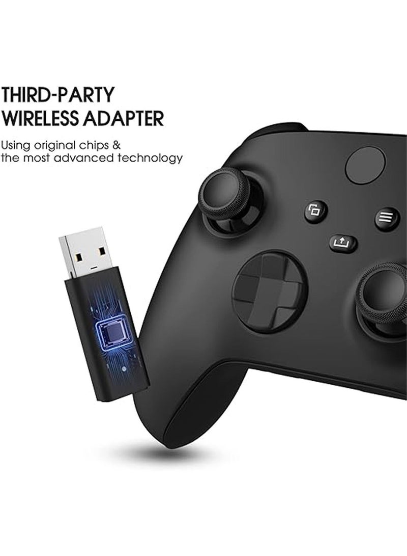 Wireless Adapter for Xbox Works for Windows 10 Compatible with for Xbox One/Xbox One X/Xbox One S Controller and Elite Series Controller, USB Wireless Gaming Receiver Adapter for PC, Laptops, Tablets  - Image 2