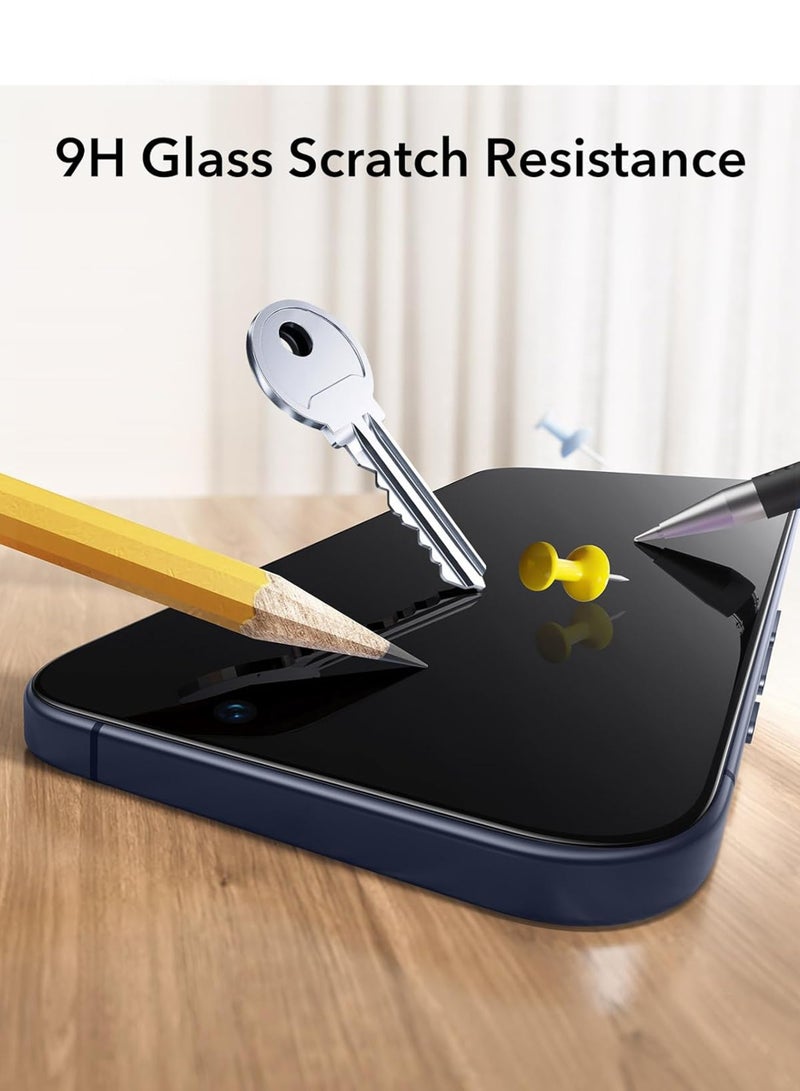 Samsung Galaxy A56 5G Privacy Full Coverage Screen Protector for Samsung Galaxy A56 5G, Black Edge Anti Spy Tempered Glass Film with Easy Installation Tool, Case Friendly - Image 2