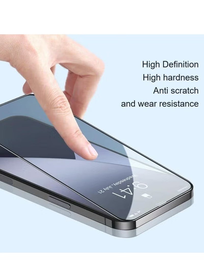 Samsung Galaxy A56 5G Privacy Full Coverage Screen Protector for Samsung Galaxy A56 5G, Black Edge Anti Spy Tempered Glass Film with Easy Installation Tool, Case Friendly - Image 4