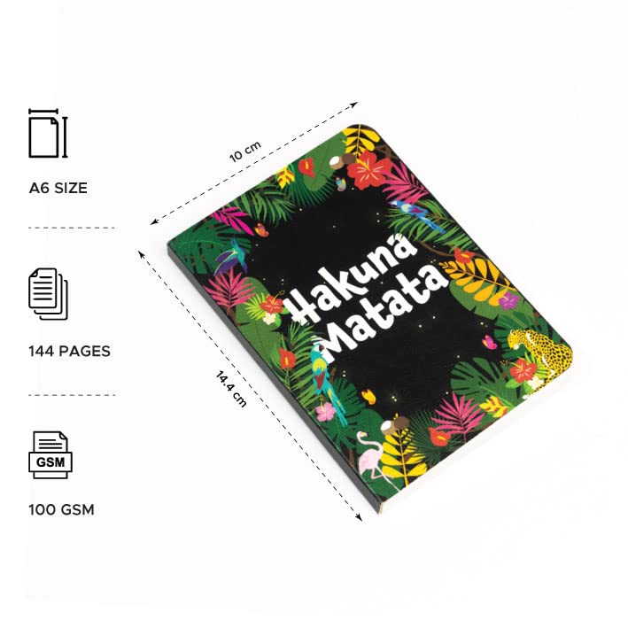 FACTOR NOTES دفتر A6: مخطط | 90 جرام | 160 صفحة (هاكونا ماتاتا) - Image 2