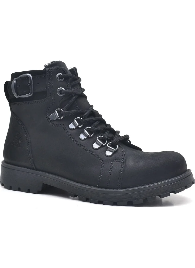 Raker Griffon Leather Black Zipper Kids Boots