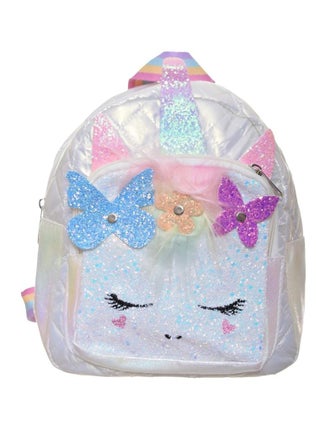 Backpack For Kids Girls Polyester Fabric With Uni Corn Design And Butterfly Shapes - pzsku/Z47F8812045D3427D9B3AZ/45/_/1713553728/6e28dd8a-ee47-4b3a-8b32-2d71b9b84d5e