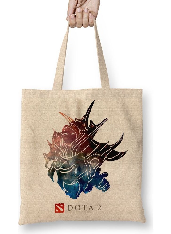 Baskı Dükkanı Print Shop Dota 2 Tote Bag Long Handle 