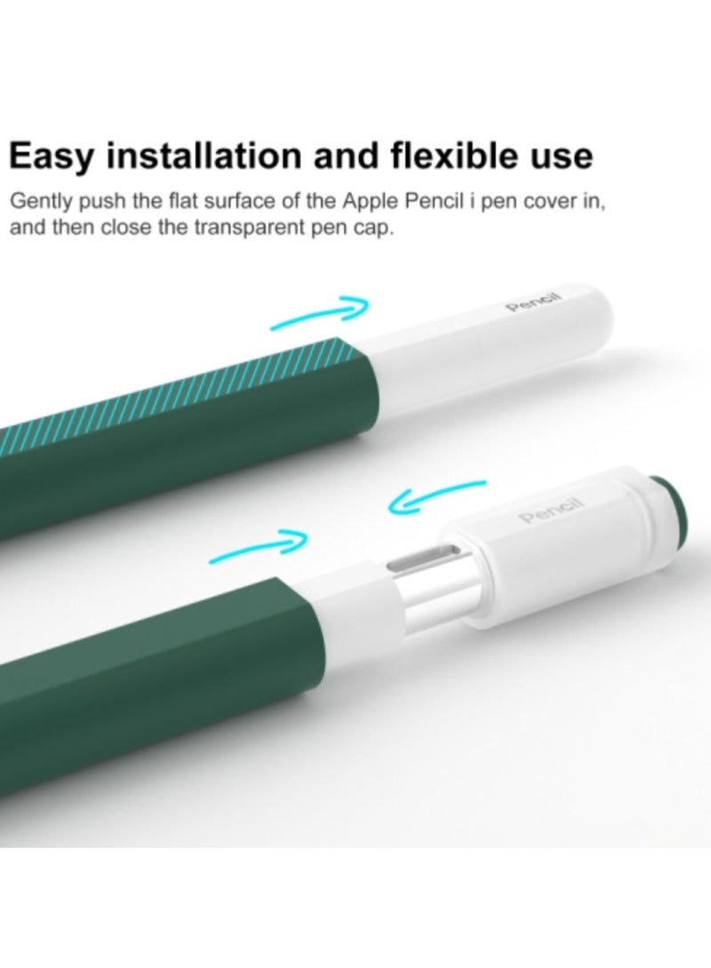 AROAQ For Apple Pencil (USB-C) Transparent Jelly Stylus Protective Cover(Sky Blue) - Image 2