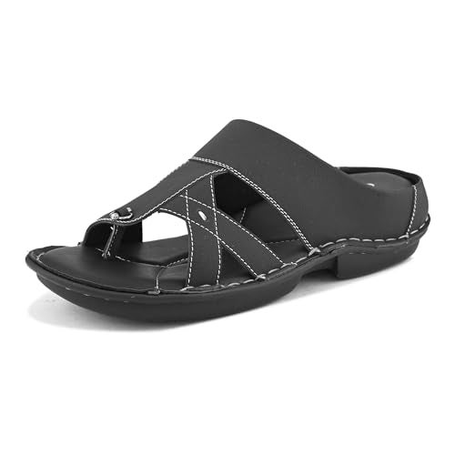 Centrino Sandal for Men | Grip Insole for Stability | Modern Look with Straps | Comfortable Footwear 9263-1 - Image 1