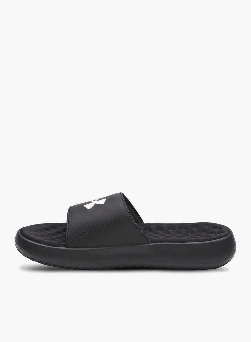 Under Armour Black Men's Ignite Pro 8 Slides for Men | Best Price UAE