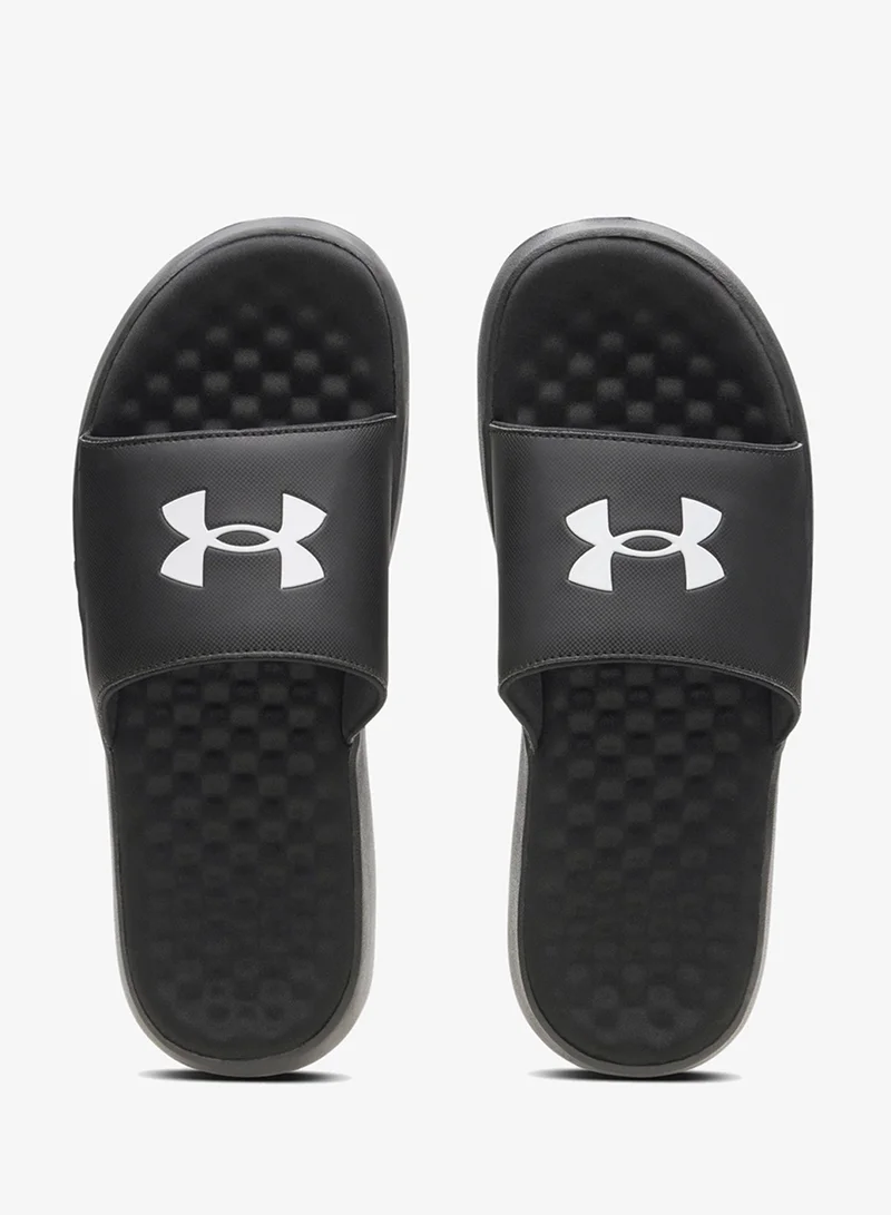 Under Armour Black Men's Ignite Pro 8 Slides for Men | Best Price UAE