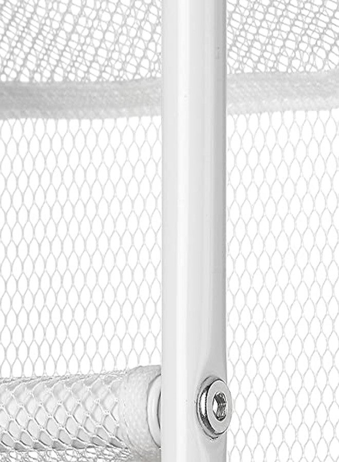 Whitmor 36 Pair Over The Door Shoe Organizer, 12 Tier Hanging Shoe Organizer, Heavy Duty Metal & Mesh Shoe Holder, Hanging Shoe Rack for Closet Organizer & Storage, 69"L x 21.7"W x 7.5"H, White - Image 5
