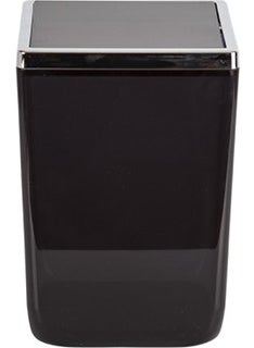 Primanova - Toskana Trash Can Transparent Black 6 LT - Image 1