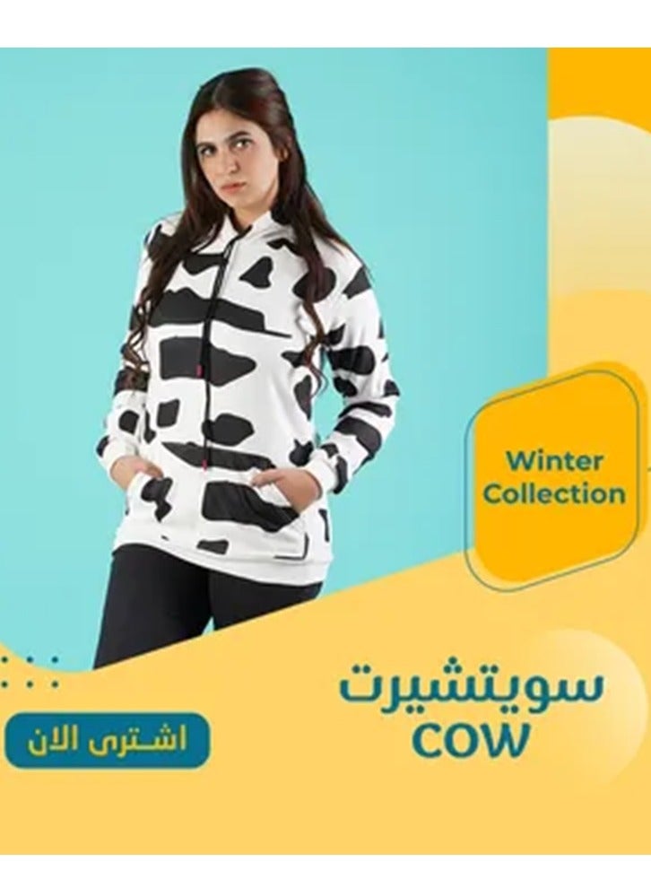 سويتشيرت كاو مميز قطن ليكرا  - Image 1