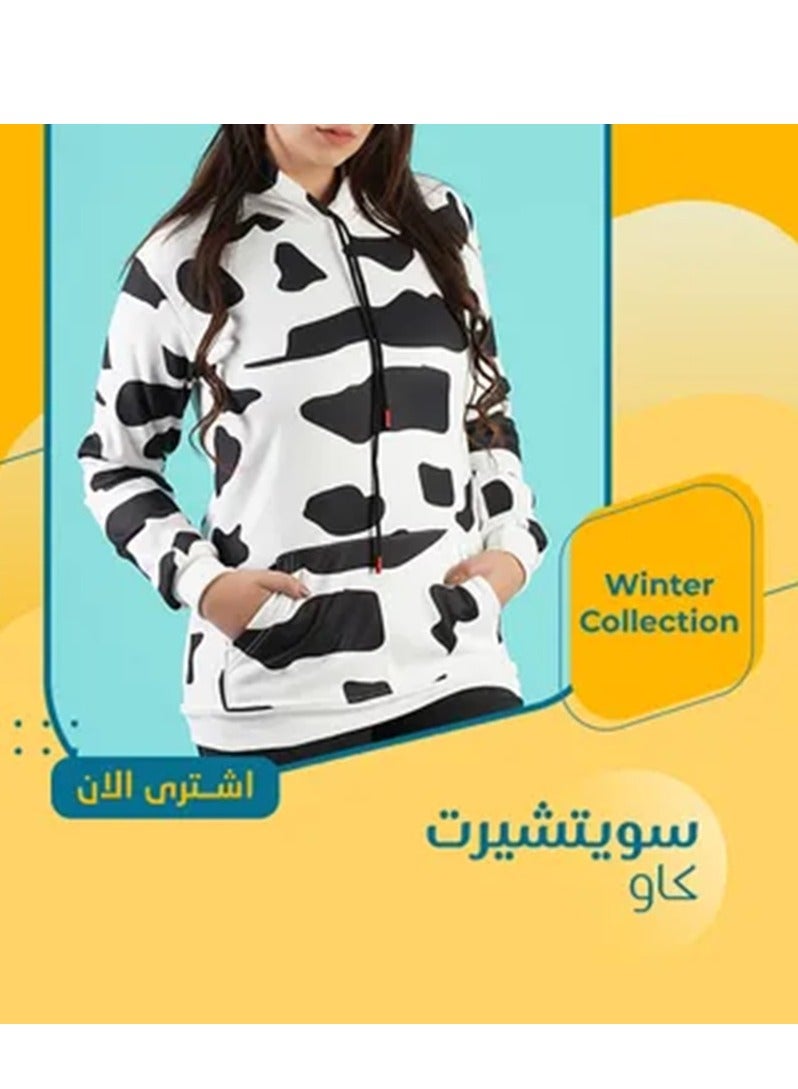سويتشيرت كاو مميز قطن ليكرا  - Image 2