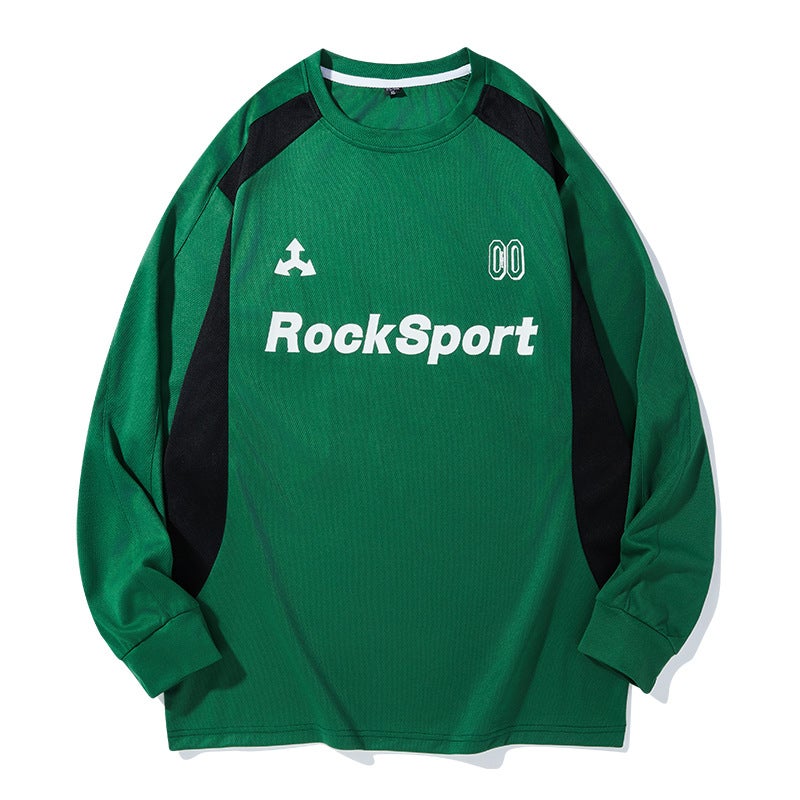 2025 Long-Sleeved T-Shirt For Men And Women, Wide Version, Large Size Basketball Uniform, Round Neck Sweatshirt, Men'S Bottoming Shirt, Top Clothes - Image 1