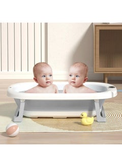 MAAS Soft Portable Foldable Baby Bathtub for Babies with Water Stopper and Anti-Slip Support Legs  - Image 1