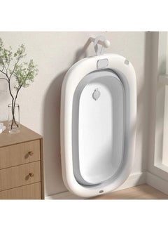 MAAS Soft Portable Foldable Baby Bathtub for Babies with Water Stopper and Anti-Slip Support Legs  - Image 3