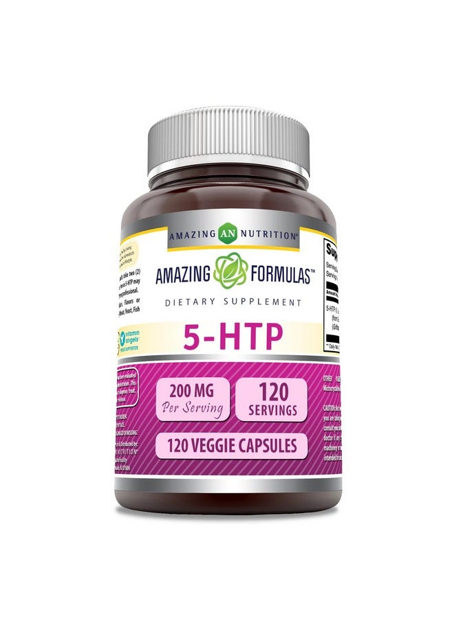 Amazing Formulas 5 HTP (L-5-Hydroxytryptophan) Supplement | 200 Mg per Serving | Veggie Capsules | Non-GMO | Gluten-Free | Made in USA (1 Pack, 120 Count) - pzsku/Z47F8CB46D33D64C21719Z/45/_/1740202475/c803fae4-ed55-42bc-97a1-1a8c7a6c0724