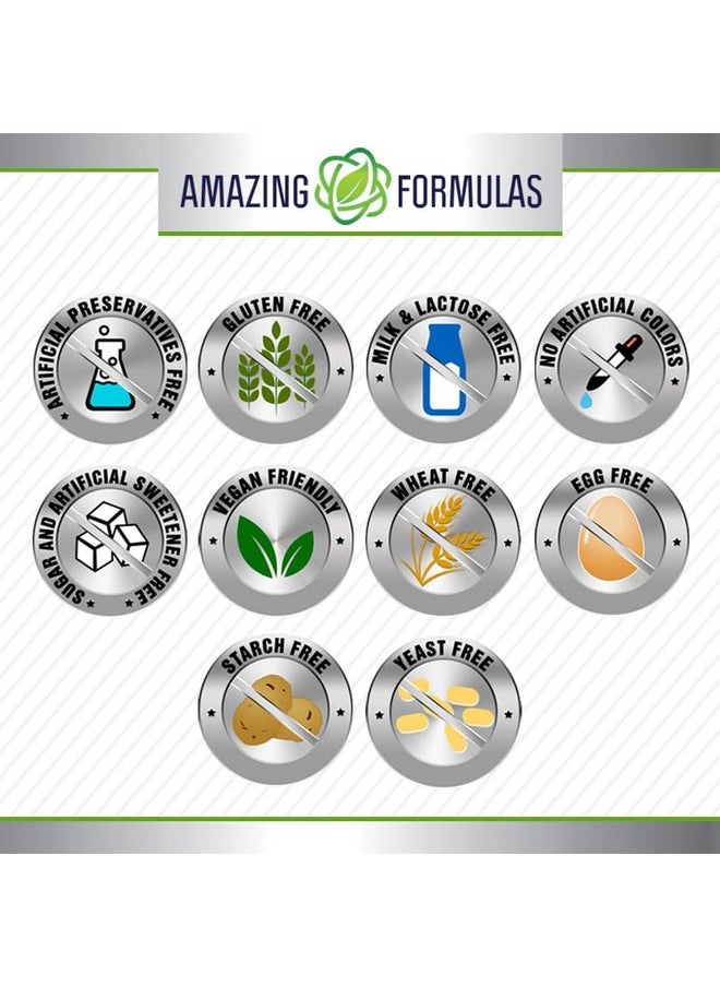 Amazing Formulas 5 HTP (L-5-Hydroxytryptophan) Supplement | 200 Mg per Serving | Veggie Capsules | Non-GMO | Gluten-Free | Made in USA (1 Pack, 120 Count) - pzsku/Z47F8CB46D33D64C21719Z/45/_/1740202477/34e4ff25-aafc-4d02-992f-22e89446d303