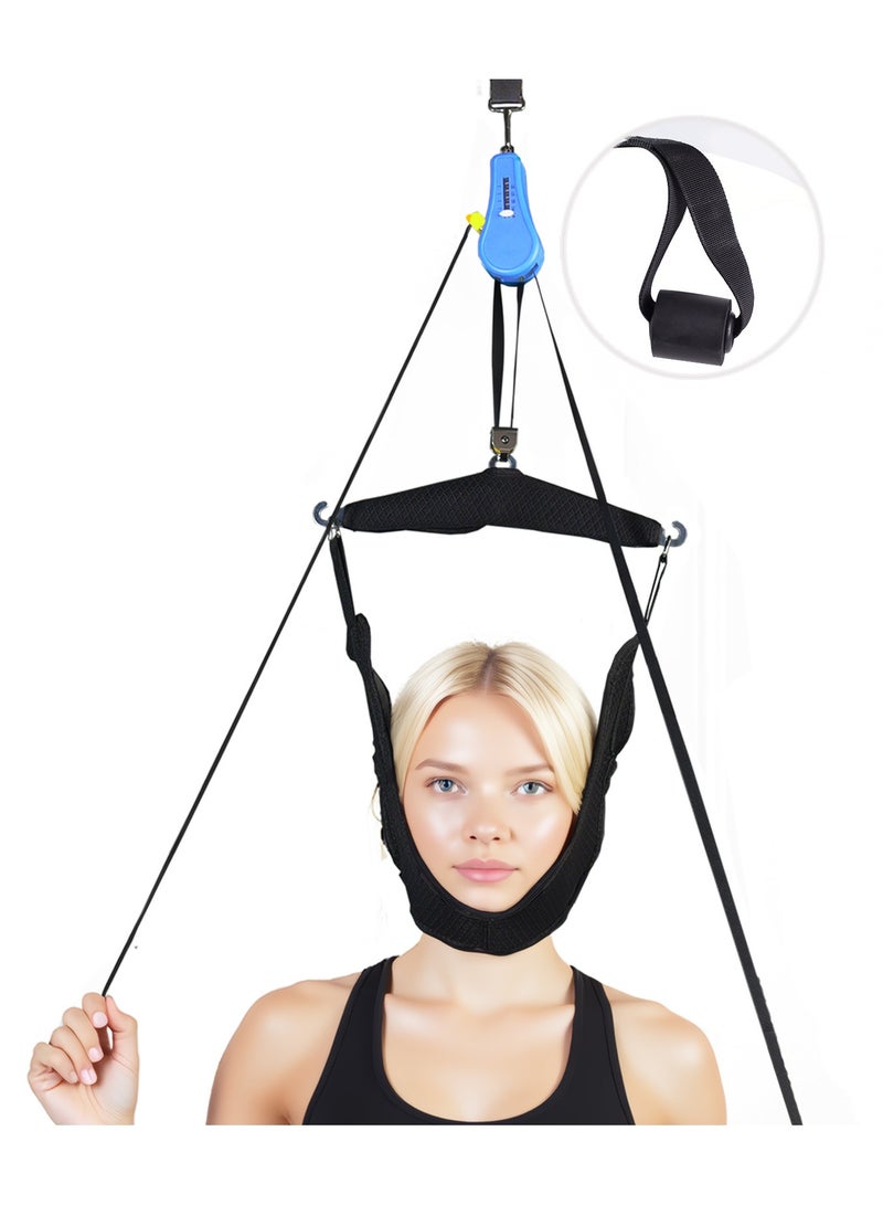general Home cervical traction device neck hanging neck cervical traction belt door-mounted fixer - Image 1