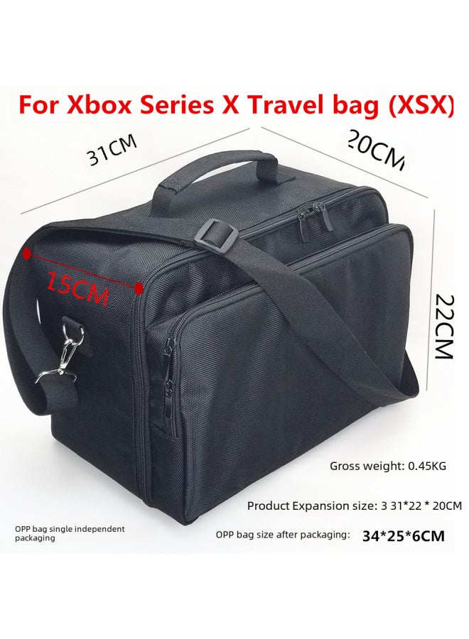 Xbox Series X Storage Bag Xsx Game Console Wireless Controller Cable Disc Set Shoulder Digital Computer/game Protective Case-Product Color:PS5 Backpack Neutral  - Image 5