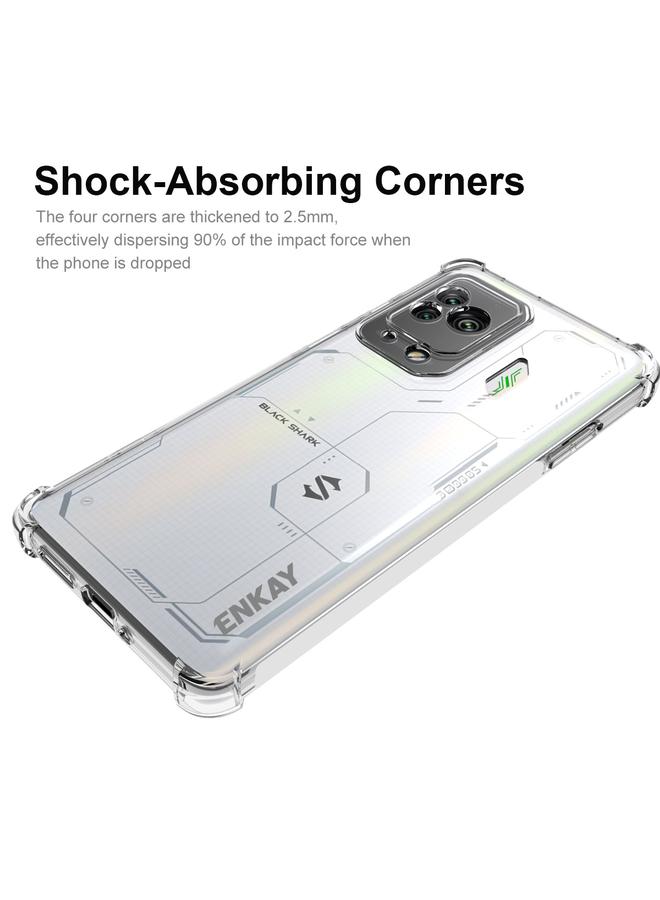 ENKAY Case For Xiaomi Black Shark 5 Pro Clear TPU Shockproof Phone Case - Image 4