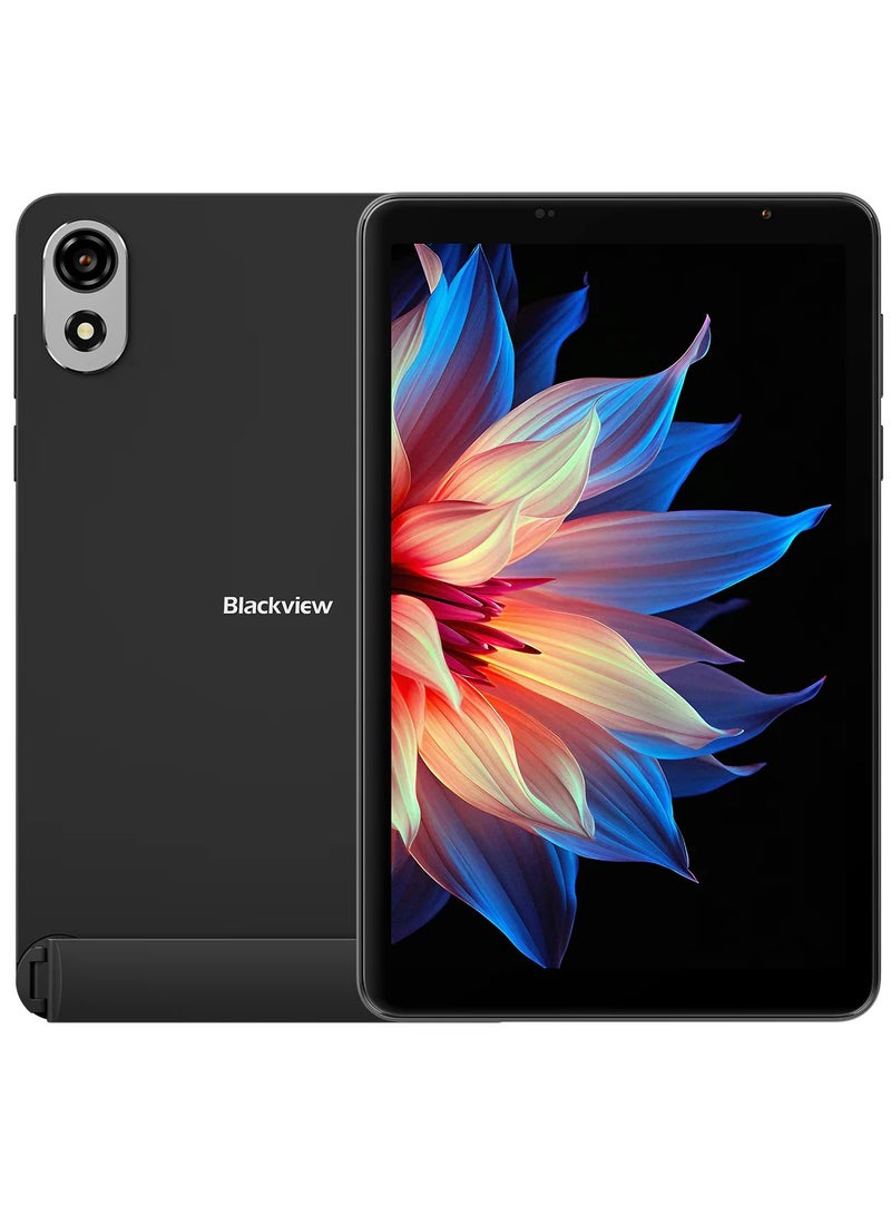 بلاكفيو زينو 1 جهاز لوحي 8 بوصة بمعالج يوني سوك تايجر T615 ثماني النواة 6GB+256GB 6000mAh 4G مع حامل جهاز لوحي مجاني - أسود - Image 1