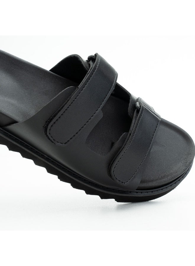 HIGH LINE STORE High Line Men’s slipper– Lightweight EVA Sole – All-Day Comfort – Black  - Image 5