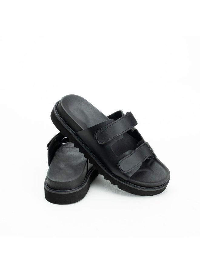 HIGH LINE STORE High Line Men’s slipper– Lightweight EVA Sole – All-Day Comfort – Black  - Image 4