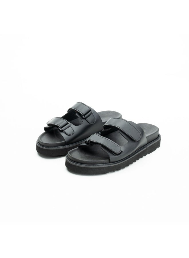 HIGH LINE STORE High Line Men’s slipper– Lightweight EVA Sole – All-Day Comfort – Black  - Image 2
