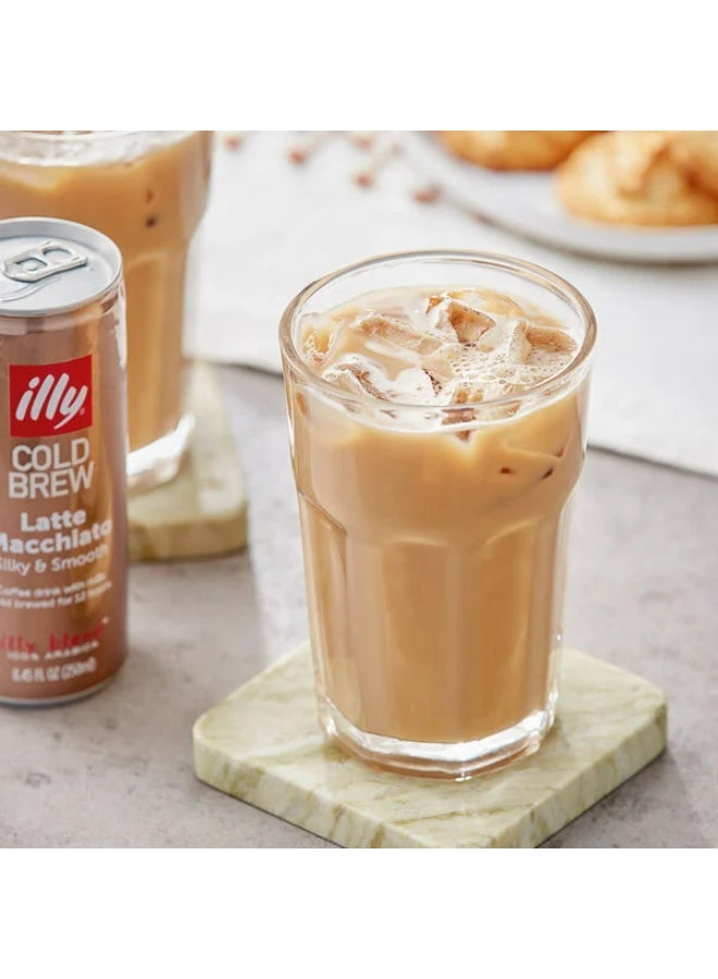 Illy Cold Brew Latte Macchiato Silky and Smooth Instant Coffee Drink 250 ml - Image 2